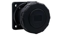 Gniazdo siłowe tablicowe proste 63A 5p 380V-415V /FE/ IP67 czarne-31917