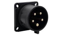 Wtyk siłowy tablicowy odbiornikowy 32A 5p 380V-415V /FE/ IP44 czarny-29287