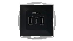 VESTRA ładowarka USB 2xA+C czarny 3808-19-45515
