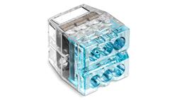 IDEALNA Szybkozłączka SCP6 wtykowa do drutów i wielodrutów 6-torowa 4mm2 24A 450V 88000003S /50szt./-80628