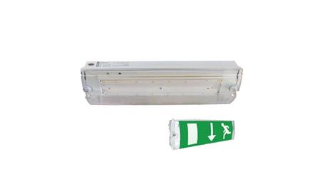 Oprawa awaryjna 220-240V 50Hz IP65 3W 140 lm 3h ESCAPE AUTO-57217