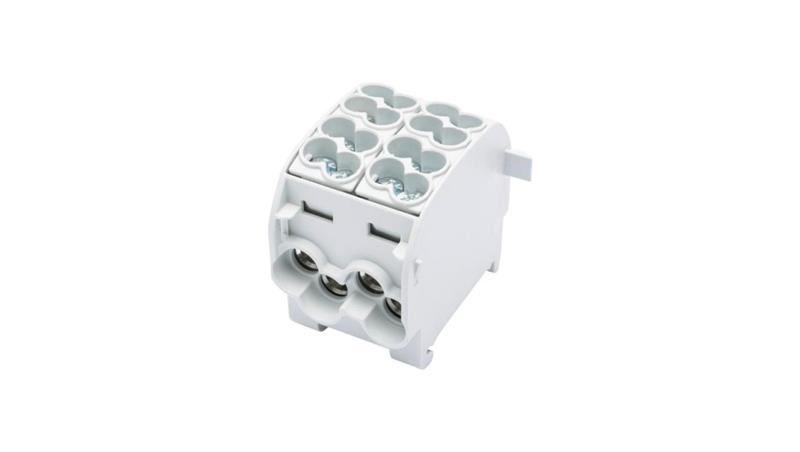 Blok rozdzielczy-odgałęźny Al/Cu SCB 25-2 (80120) SIMBLOCK jednobiegunowy 2x25mm2 szary 81505002-64207 Blok rozdzielczy-odgałęźny Al/Cu SCB 25-2 (80120) SIMBLOCK jednobiegunowy 2x25mm2 szary 81505002-64207