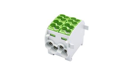 Blok rozdzielczy-odgałęźny Al/Cu SCB 25-2 (80120) SIMBLOCK jednobiegunowy 2x25mm2 zielony 81505005-64148
