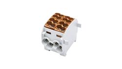 Blok rozdzielczy-odgałęźny Al/Cu SCB 25-2 (80120) SIMBLOCK jednobiegunowy 2x25mm2 brązowy 81505015-64227