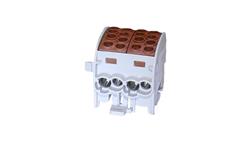 Blok rozdzielczy-odgałęźny Al/Cu SCB 35-2 (80220) SIMBLOCK jednobiegunowy 2x35mm2 brązowy 81506015-64282