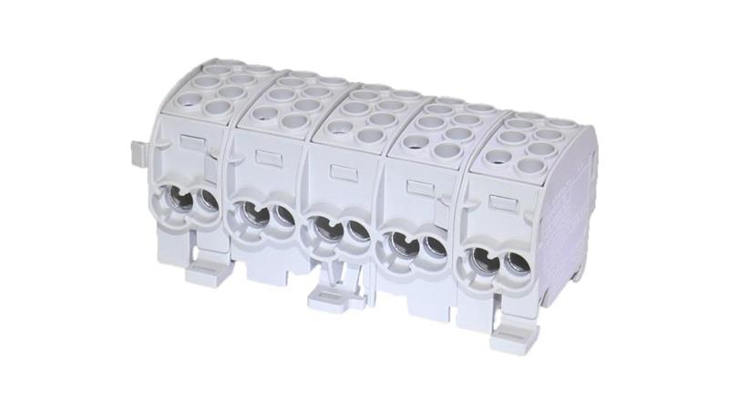 Blok rozdzielczy-odgałęźny Al/Cu SCB 35-5X (80250) SIMBLOCK pięciobiegunowy 35mm2 szary 81507002-64421 Blok rozdzielczy-odgałęźny Al/Cu SCB 35-5X (80250) SIMBLOCK pięciobiegunowy 35mm2 szary 81507002-64421