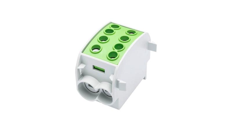 Blok rozdzielczy-odgałęźny Al/Cu SCB 70 (80310) SIMBLOCK jednobiegunowy 70mm2 zielony 81508005-64315