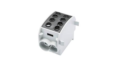 Blok rozdzielczy-odgałęźny Al/Cu SCB 70 (80310) SIMBLOCK jednobiegunowy 70mm2 czarny 81508007-64314