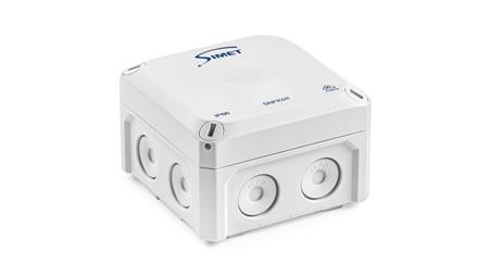 Puszka naścienna 85x85x54mm IP66 z membranami szara SNFK08 83168002-74853