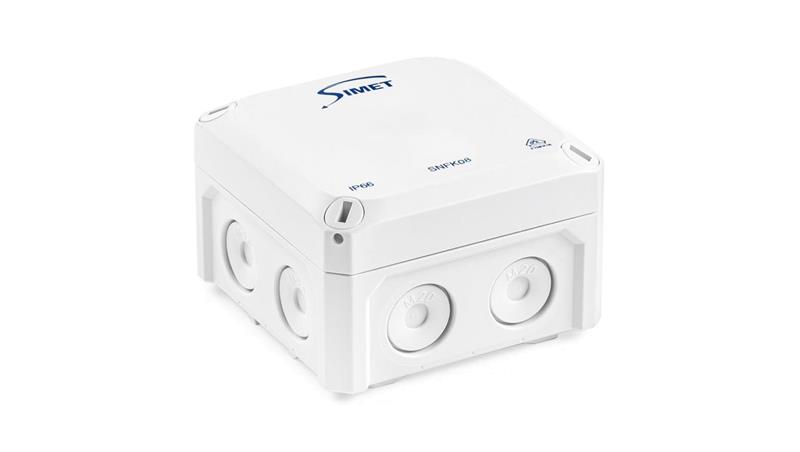 Puszka naścienna 85x85x54mm IP66 z membranami biała SNFK08 83168006-74889