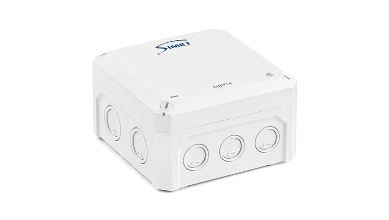 Puszka naścienna 140x140x81mm IP66 biała SNFK14 83170006-74945