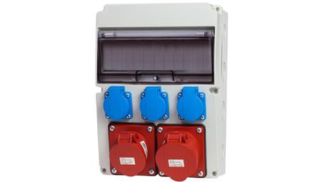 ROZDZIELNICA ROZDZIELNIA BUDOWLANA SKRZYNKA ELEKTRYCZNA 32A 16A 5P 230V RSW113-65881