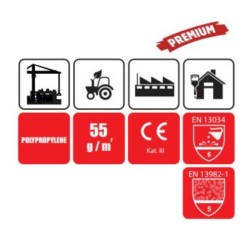 Kombinezon ochronny SMS Stalco XXXL Kombinezon ochronny SMS Stalco XXXL