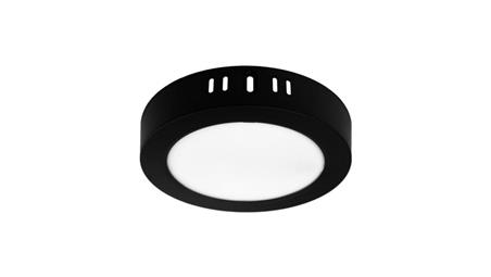 DOWNLIGHT N/T OKRĄG 12W 4000K CZARNY DL-1-56410