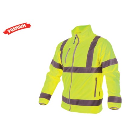Kurtka odblaskowa softshell NEON Stalco żółta XL