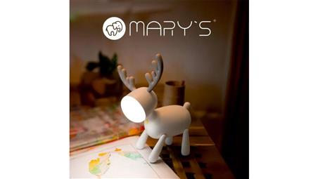 MARYS LAMPKA LED JELONEK BIAŁY-60300