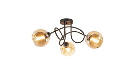 Lampa sufitowa nowoczesna 3xE27 VENUS BLACK-60864