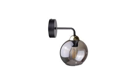 Kinkiet nowoczesny 1xE27 COSMO BLACK/GOLD-60867