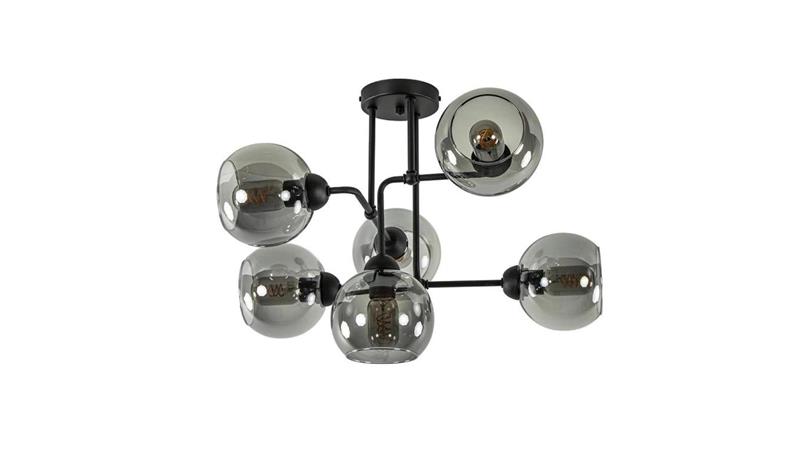 Lampa sufitowa nowoczesna 6xE27 COSMO BLACK-60882 Lampa sufitowa nowoczesna 6xE27 COSMO BLACK-60882
