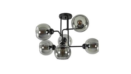 Lampa sufitowa nowoczesna 6xE27 COSMO BLACK-60882