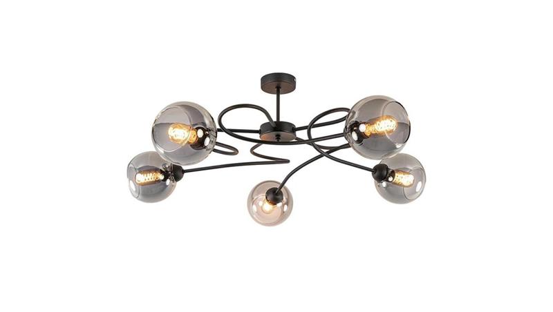 Lampa sufitowa nowoczesna 5xE27 BLOM BLACK-60869 Lampa sufitowa nowoczesna 5xE27 BLOM BLACK-60869