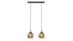 Lampa wisząca nowoczesna 2xE27 CALLISTO BLACK/GOLD-60874