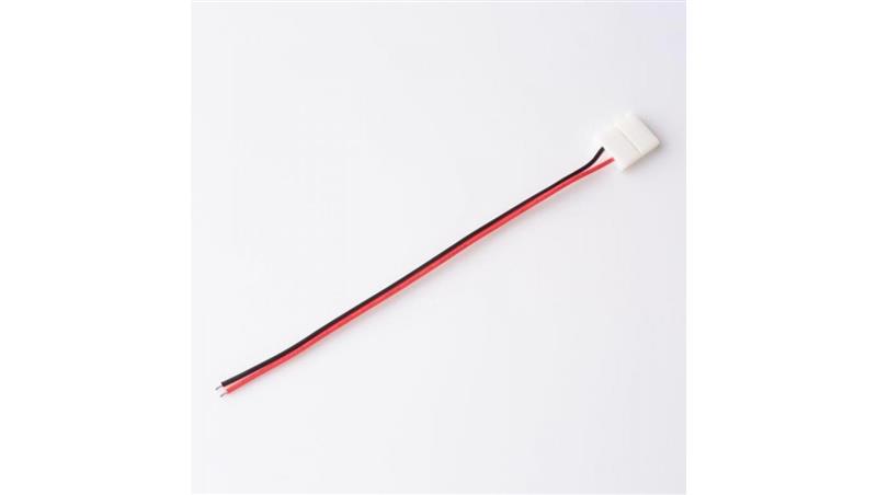 Złączka LED MONO 10mm jednostronna z przewodem-36172