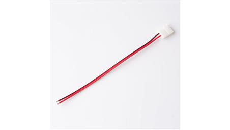 Złączka LED MONO 8mm jednostronna z przewodem-36174