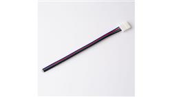 Złączka LED RGB 10mm jednostronna z przewodem-36166