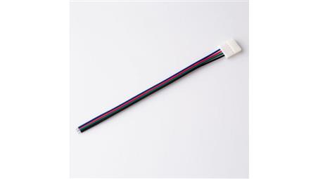 Złączka LED RGB 10mm jednostronna z przewodem-36166