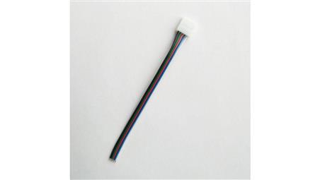 Złączka LED RGBW 12mm jednostronna z przewodem-36131