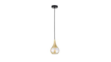 Lampa wisząca nowoczesna 1xE27 LACRIMA HONEY/GOLD-60889