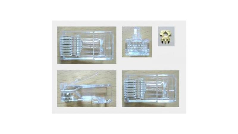 Wtyk modularny RJ-45 8p8c kat.6 przelotowy na okrągły przewód AWG23/24 /opak = 100szt/-33685 Wtyk modularny RJ-45 8p8c kat.6 przelotowy na okrągły przewód AWG23/24 /opak = 100szt/-33685