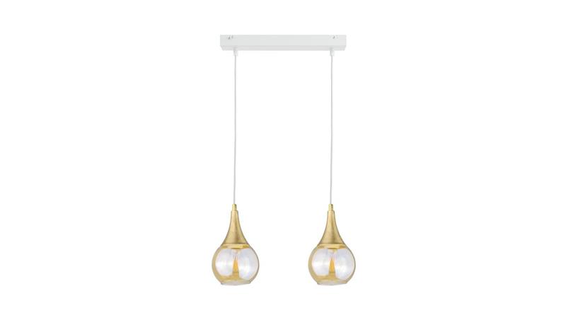 Lampa wisząca nowoczesna 2xE27 LACRIMA WHITE-60892
