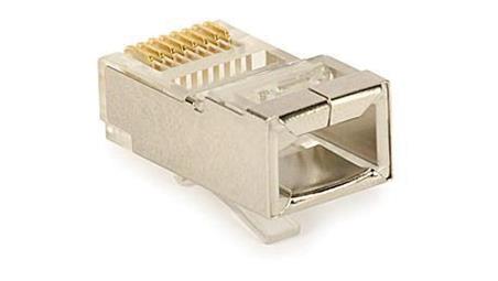 Wtyk modularny RJ-45 8p8c kat.6 ekranowany /opak = 100szt/-33728