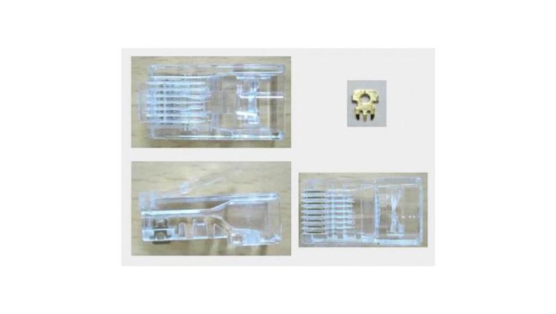 Wtyk modularny RJ-45 8p8c kat.6 przelotowy linka na okrągły przewód AWG23/24 /opak = 100szt/-33733 Wtyk modularny RJ-45 8p8c kat.6 przelotowy linka na okrągły przewód AWG23/24 /opak = 100szt/-33733