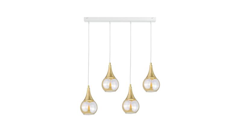 Lampa wisząca 4xE27 LACRIMA WHITE-60900