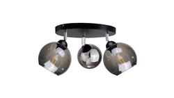 Spot nowoczesny 3xE27 YUNO BLACK-60903
