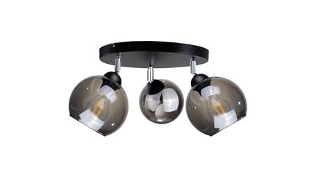 Spot nowoczesny 3xE27 YUNO BLACK-60903