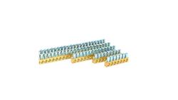 Listwa zaciskowa mosiężna BB111, 111 - torów, 1,5-25mm2, 100A, 1m MAD0111E21-67720