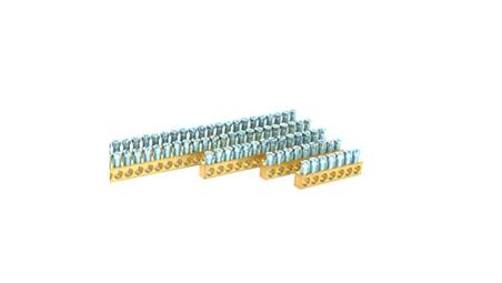Listwa zaciskowa mosiężna BB111, 111 - torów, 1,5-25mm2, 100A, 1m MAD0111E21-67720