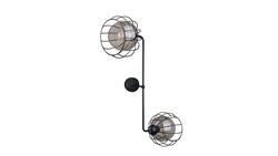 Kinkiet nowoczesny loftowy 2xE27 SOLO BLACK-60922