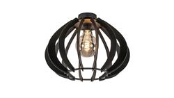 Lampa sufitowa drewno 1xE27 NORA BLACK-60931
