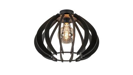 Lampa sufitowa drewno 1xE27 NORA BLACK-60931