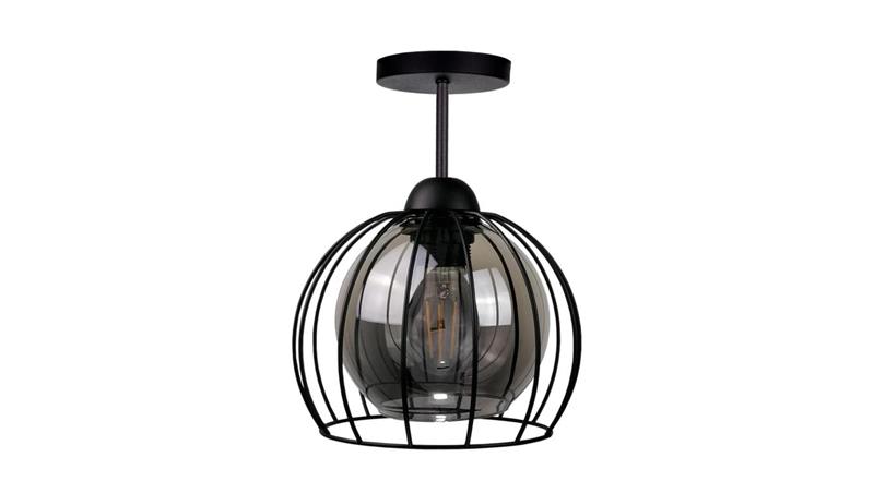 Lampa sufitowa nowoczesna loftowa 1xE27 SOLO BLACK-60935