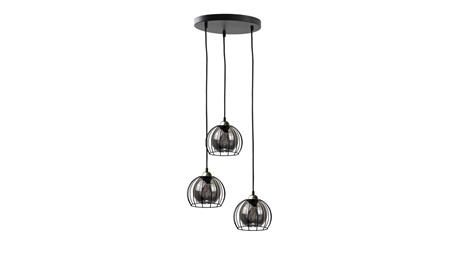 Lampa wisząca loftowa nowoczesna 3x E27 SOLO BLACK/GOLD-60946