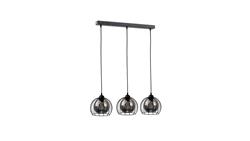 Lampa wisząca loftowa nowoczesna 3xE27 SOLO BLACK-60955