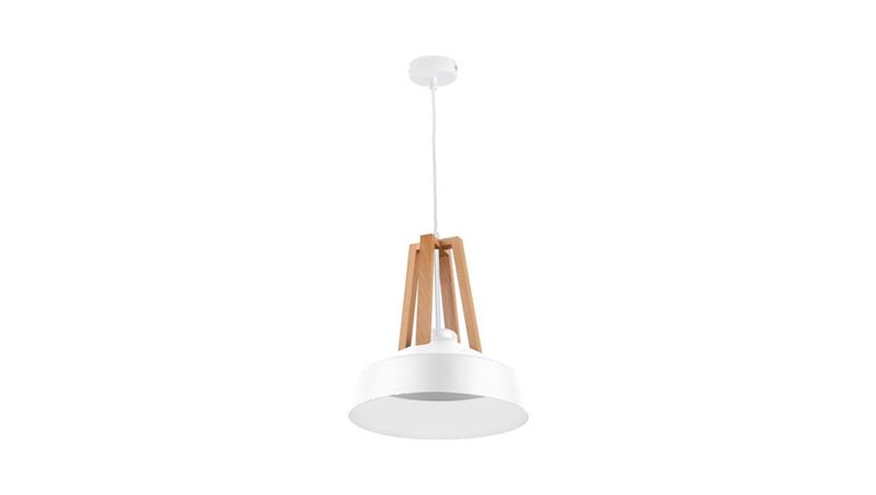 Lampa wisząca loftowa 1xE27 TRIX WHITE II-60949