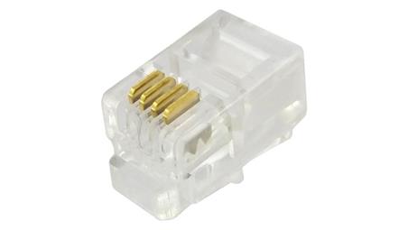 Wtyk telefoniczny RJ-9 4p4c /opak = 100szt/-33673