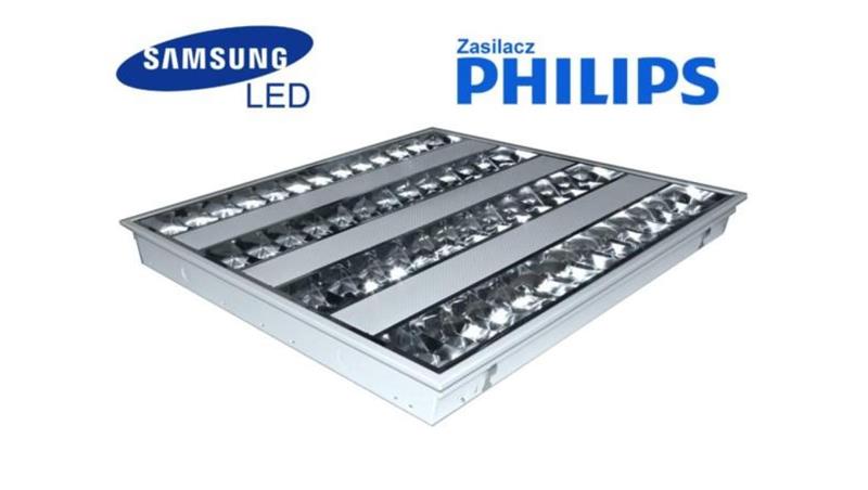 Oprawa raster led Adames 40W CW 595*595 Samsung-55077